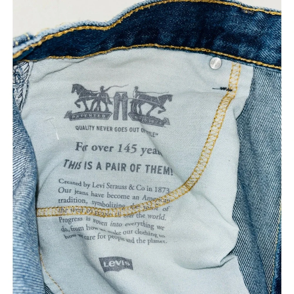 Levis 550 Jeans Mens 40x34  Relaxed Fit Tapered Leg Medium Wash Blue Big & Tall